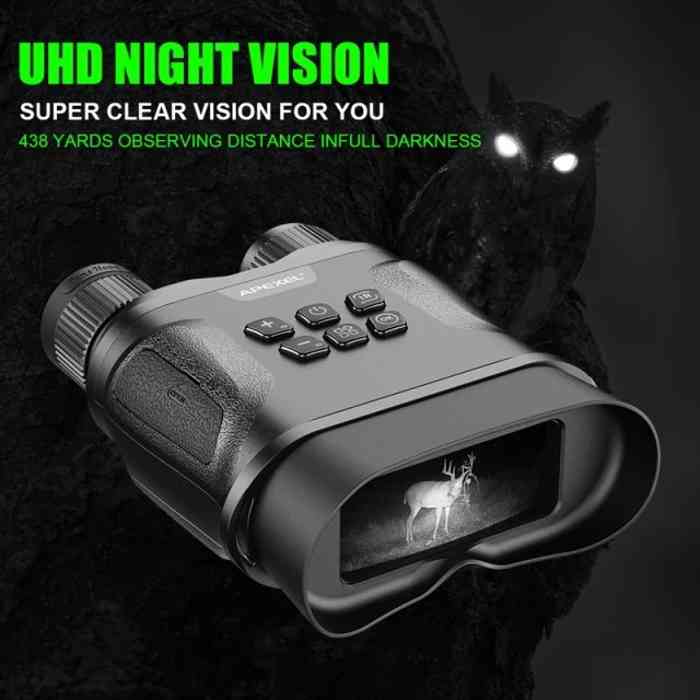 APEXEL NV001 Digital Night Vision Binoculars with 2.3Inch LCD Video Recording HD Infrared Hunting Binoculars Telescope